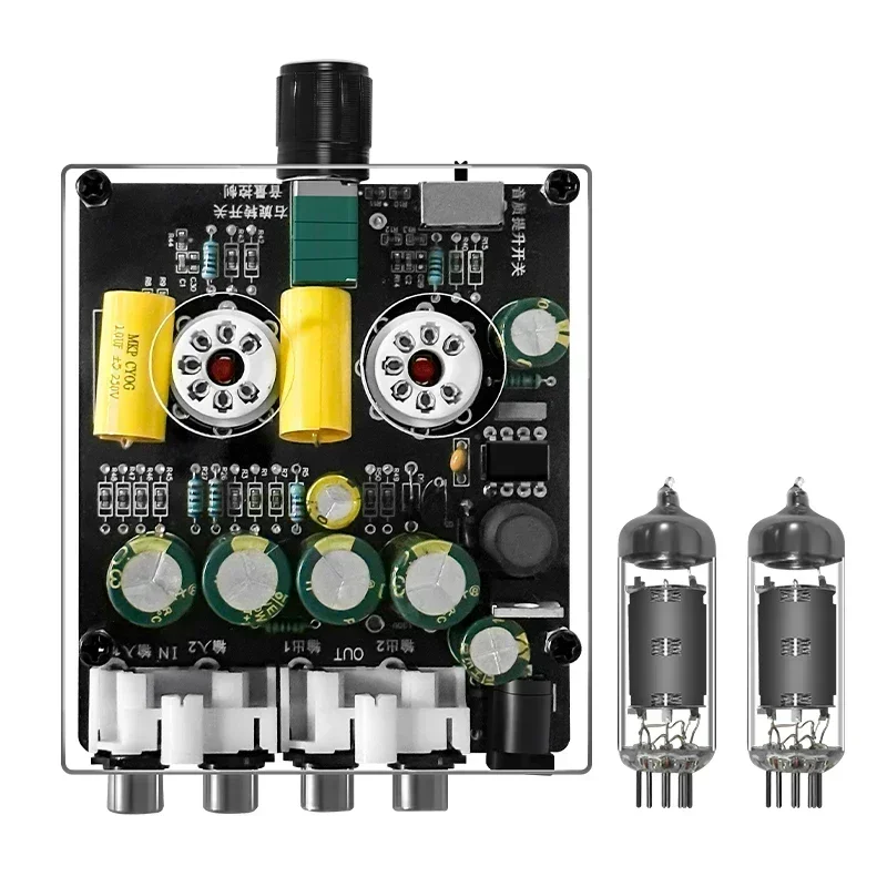 Home Cinema Equipment - Preamplificatore a Valvole 6K4 Aggiornato, Amplificatore