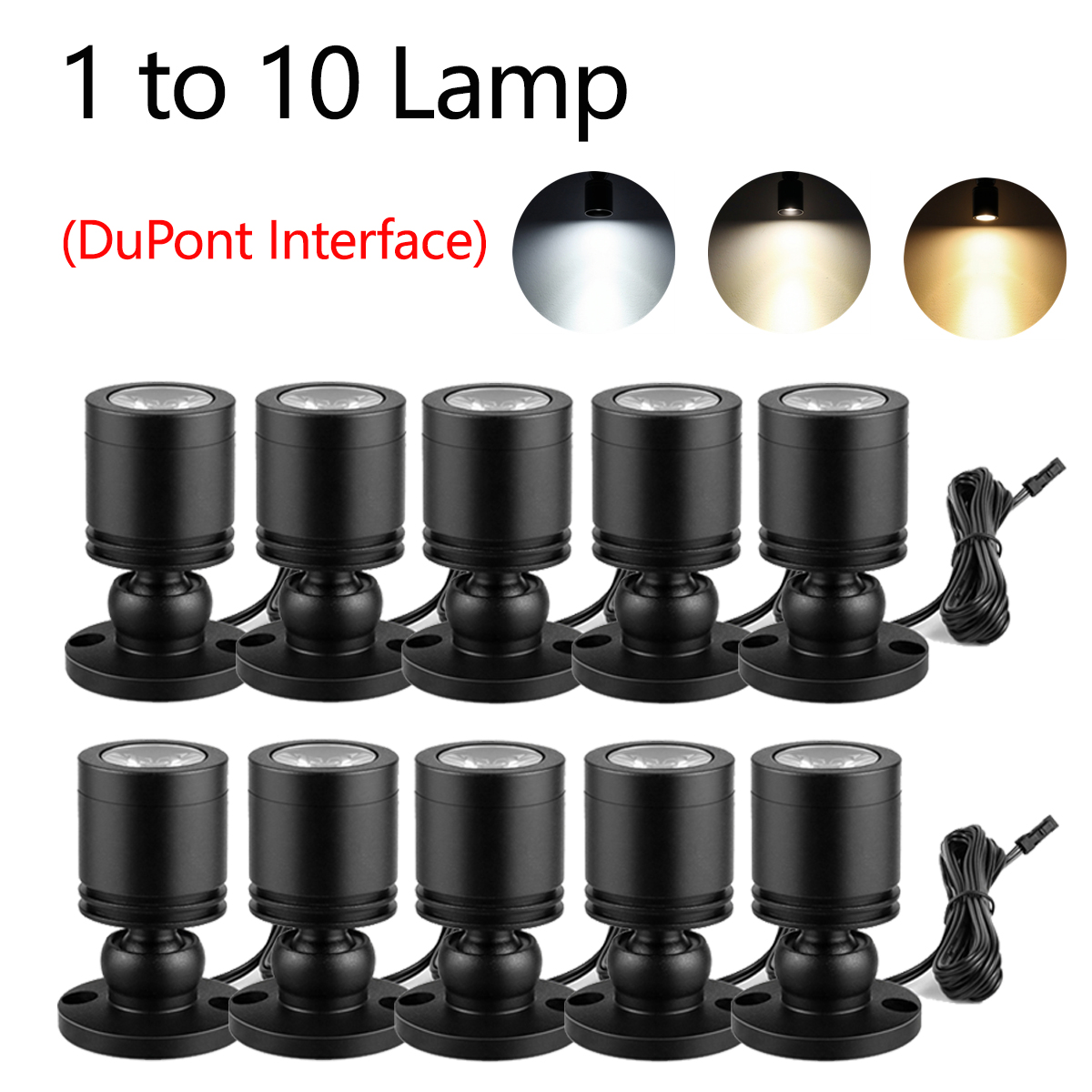 Home Cinema Led - Faretto da incasso a conchiglia nera