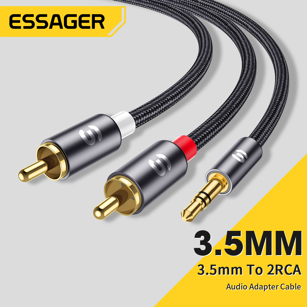 Home Cinema Hall - Essager Cavo audio RCA Stereo da