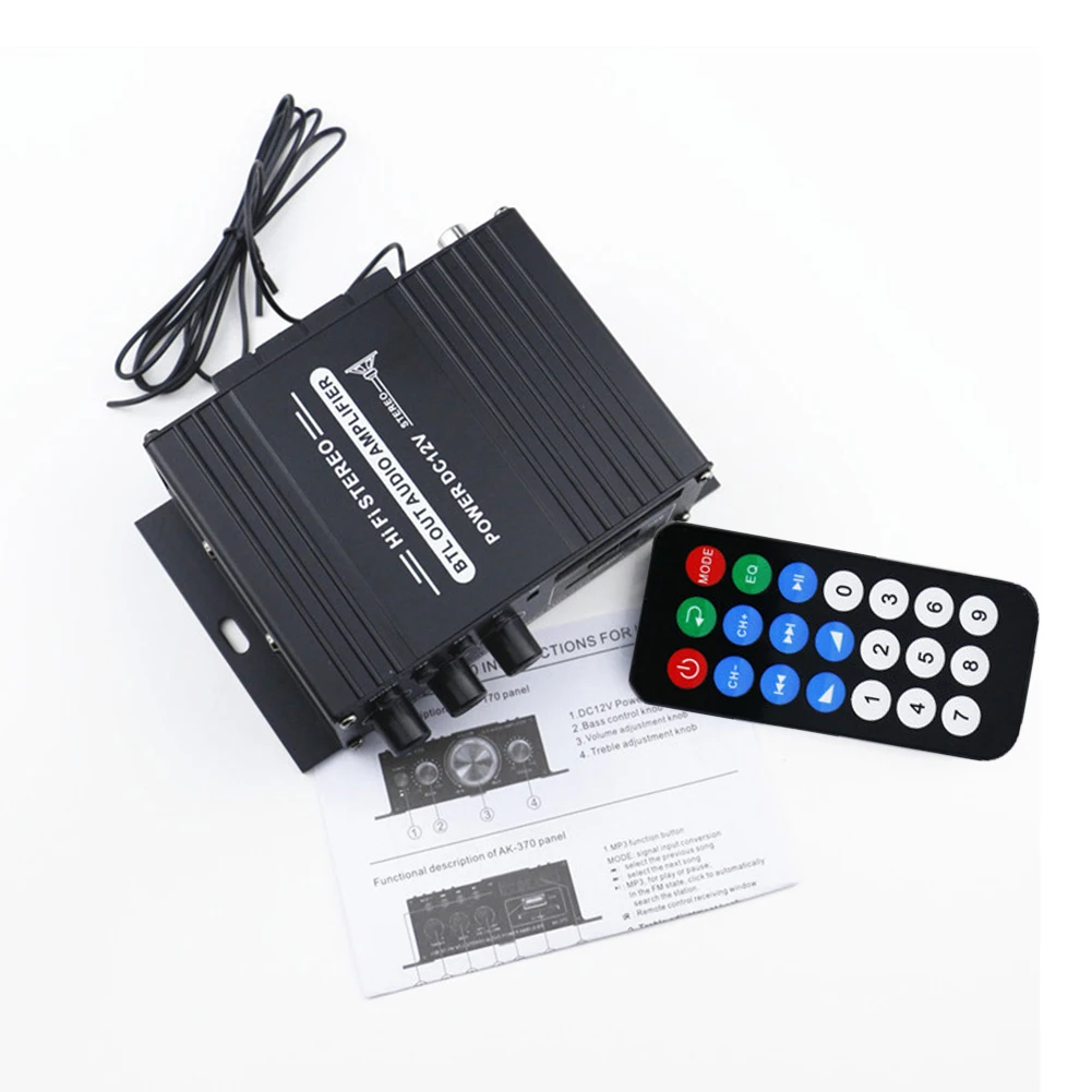 Amplificatore Bluetooth AK-370 - Home Cinema Hall recensione e prezzo
