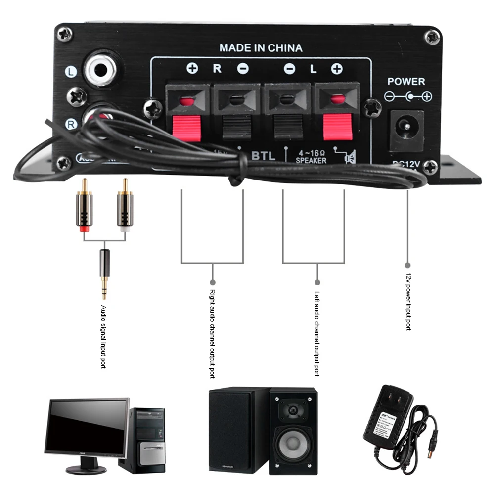 Amplificatore Bluetooth AK-370 - Home Cinema Hall recensione e prezzo