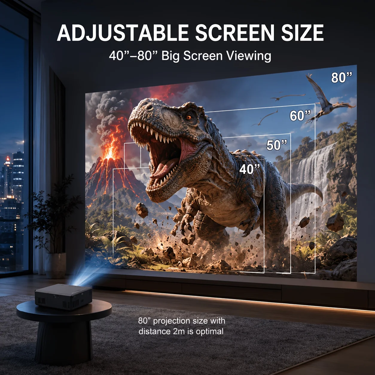 Mini proiettore portatile, com - Home Cinema Led Projector recensione e prezzo
