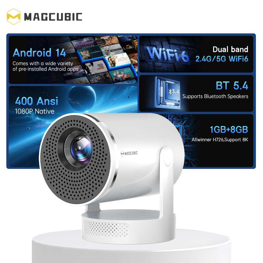 Proiettore Magcubic Android 14 - Home Cinema Led Projector recensione e prezzo
