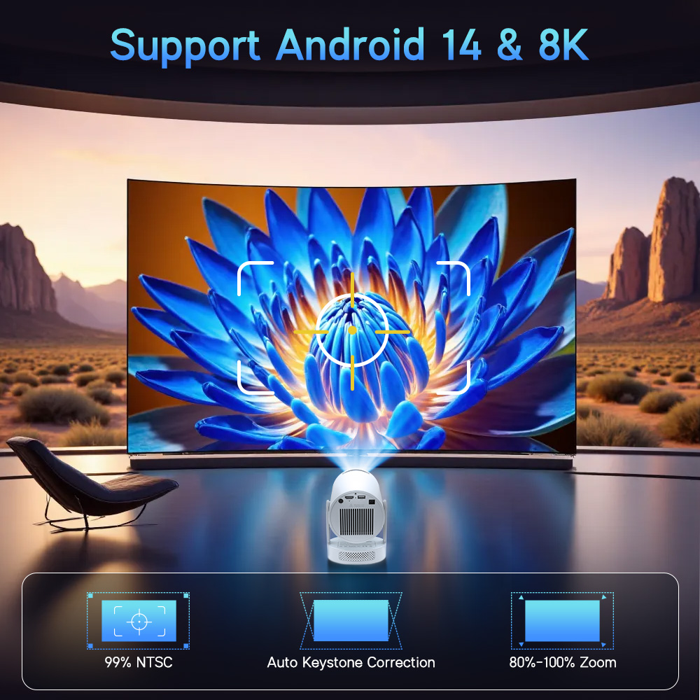 Proiettore Magcubic Android 14 - Home Cinema Led Projector recensione e prezzo