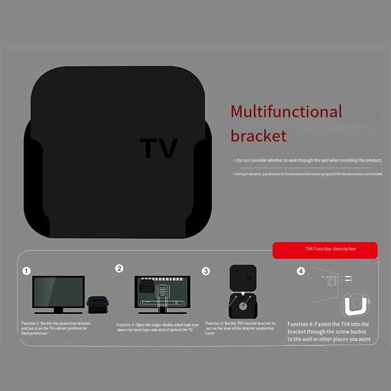 Supporto a Parete per TV e Let - 4K Media Player recensione e prezzo