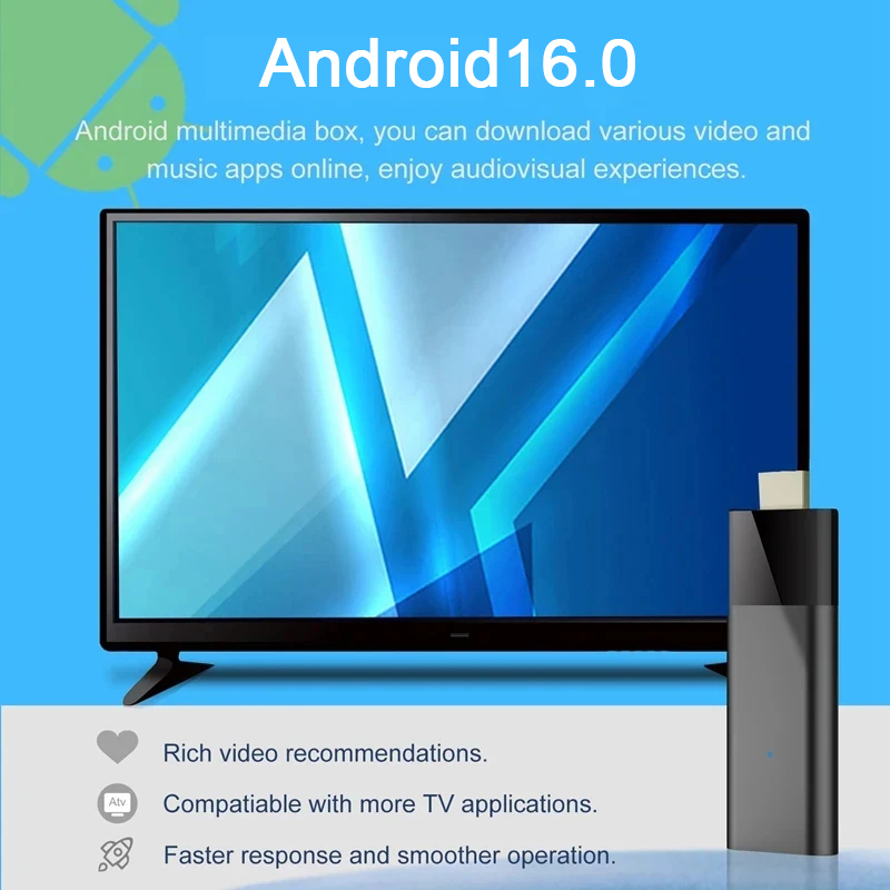 Dongle TV Android 16 4K Smart  - 4K Media Player recensione e prezzo