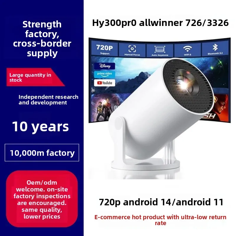 Proiettore Portatile HY300Pro  - Home Cinema Usa recensione e prezzo
