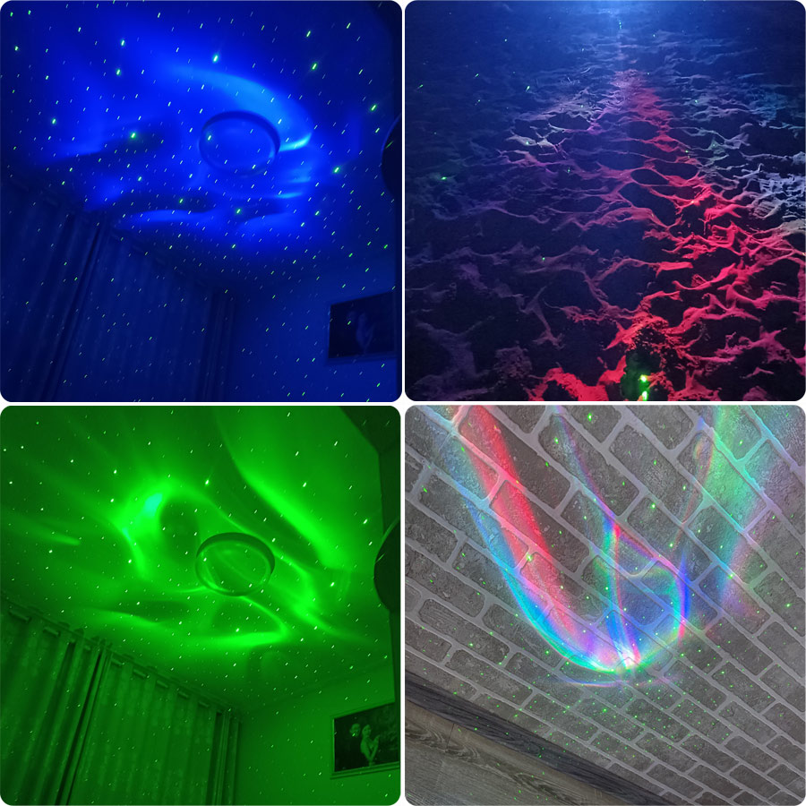 SA204 RGB LED Motive Aurora Pr - Home Cinema Led Projector recensione e prezzo