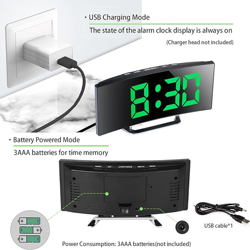 Sveglia digitale a LED Specchi - Home Cinema Led recensione e prezzo